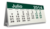 Calendario del contribuyente: Julio 2014