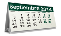 Calendario del contribuyente: Septiembre 2014